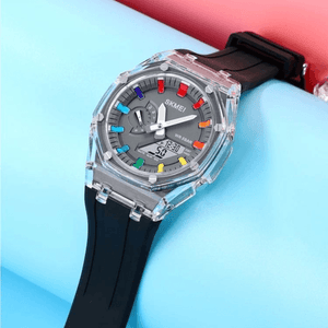 Skmei - 2100 - World Time 50m Waterproof - Black/Grey image 5