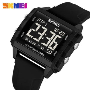 Skmei - 2320 - Digital Countdown Sports Watch - Black/Black image 1