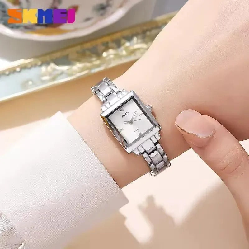 SKMEI - 2315 - Women Vintage Quartz Watch - silver/silver image 2