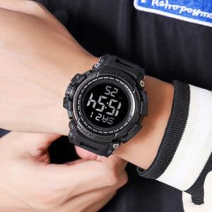 Skmei - 2422 - Digital Big Dial Shock Sports Watch - black image 3
