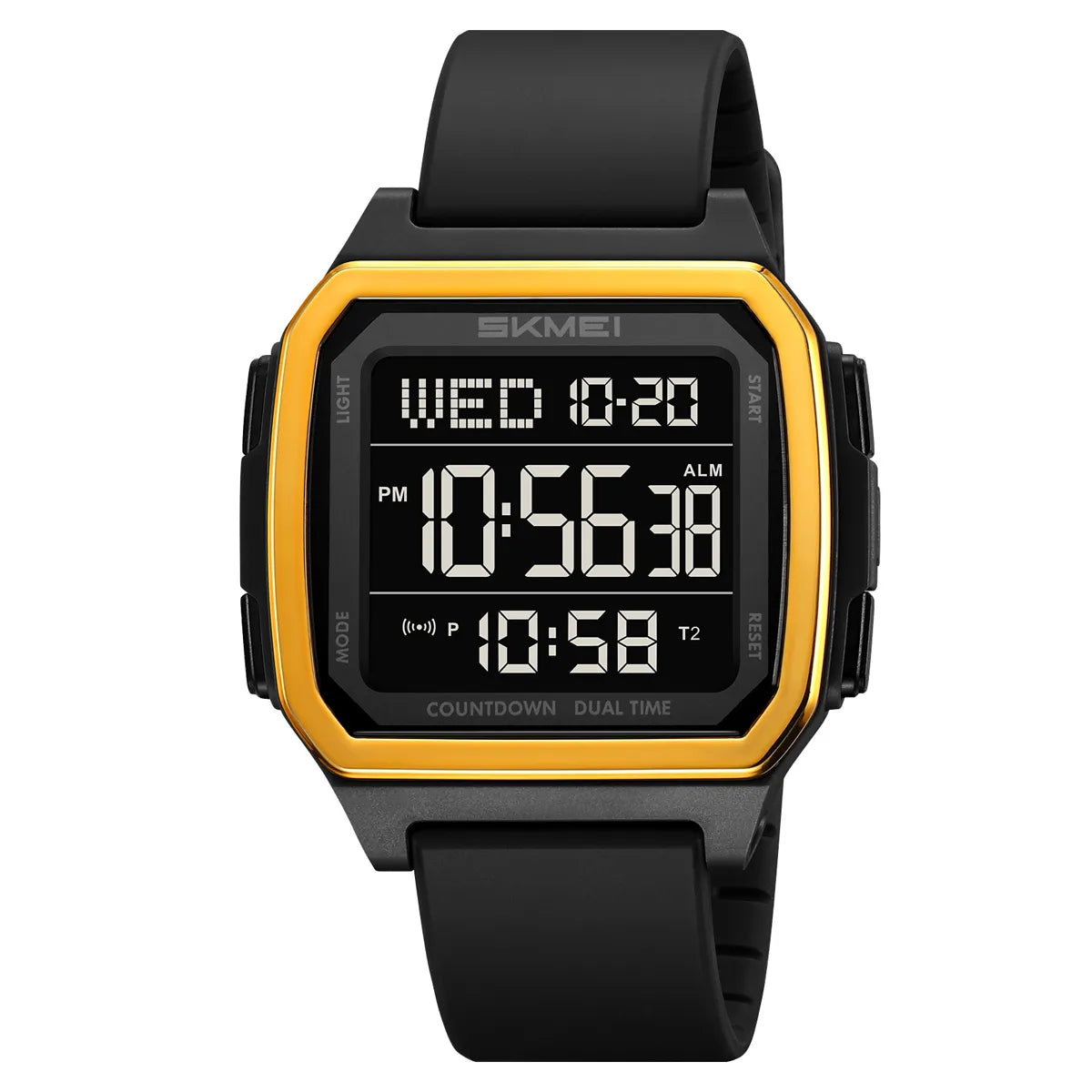SKMEI - 2515 - Digital Sports Watch - black/gold image 0