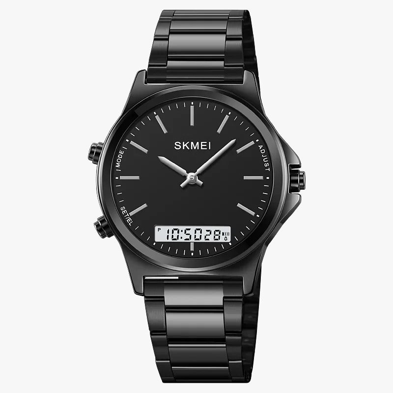 Skmei - 2120 - Electronic Luminous 30m Waterproof - Black/Black image 3