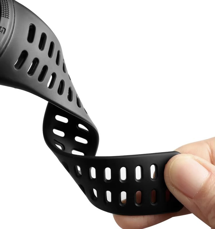 SKMEI - 1681 - Digital Temperature Watch - Black/Black image 4