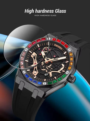 SKMEI - 9365 - Men's Quartz Watch Business Zinc Alloy - Black/Black image 2