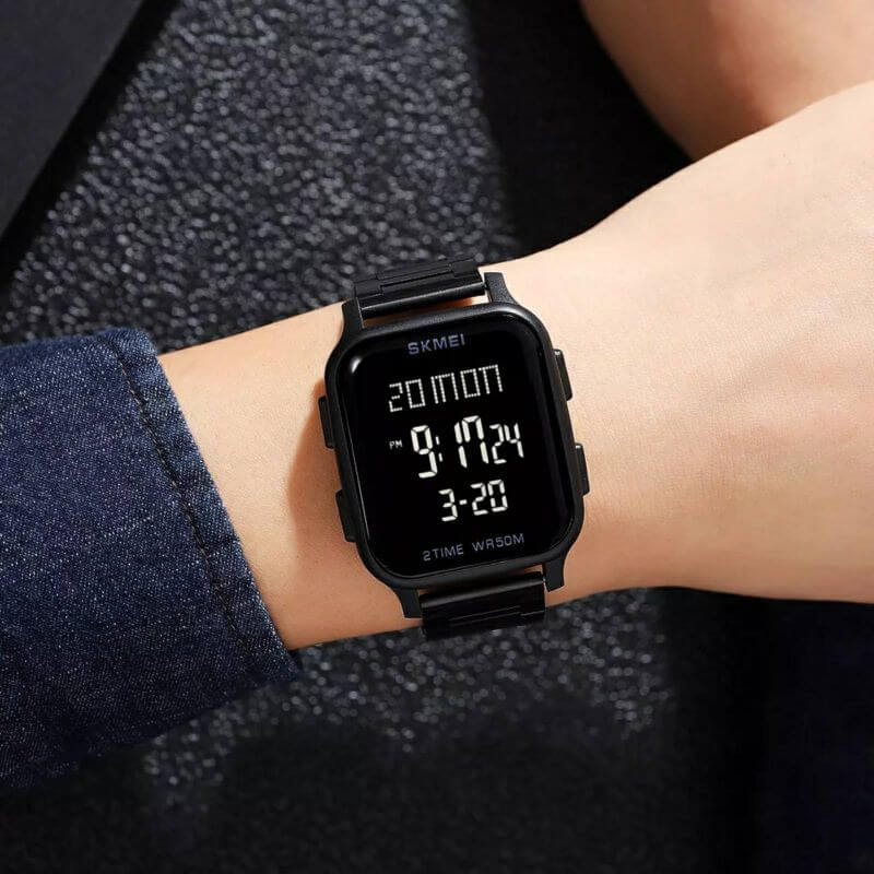 Skmei - 1859 - Digital Electronic LED Display Watch - black image 2