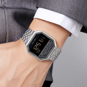 Skmei - 2350 - Digital MultifunctionalSports Watch with Dual Time - Silver image 5