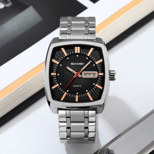 SKMEI - 9354 - Business Analog Quartz Watch - Black image 6