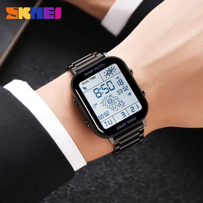 Skmei - 2301 - Digital Electronic Chronograph Sports Watch - black image 2