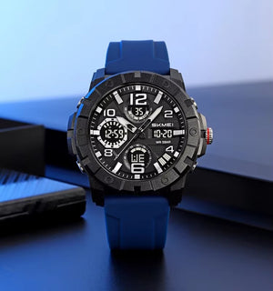 Skmei - 2487 - Urban Storm Dual Display Watch - Blue image 3