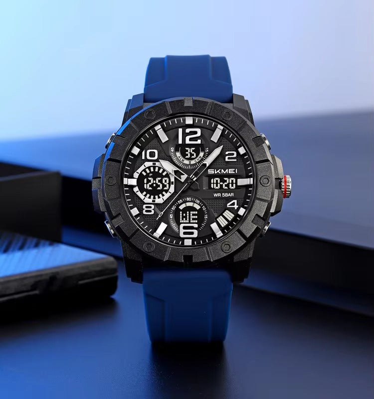 Skmei - 2487 - Urban Storm Dual Display Watch - Blue image 3