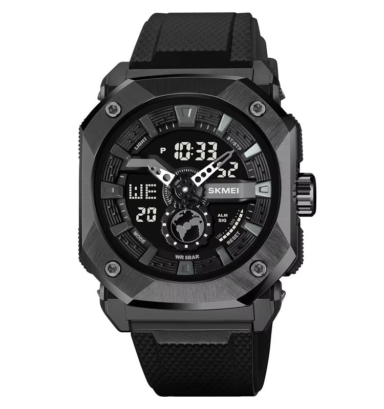SKMEI - 2272 - Rugged Luxury Sports Watch - Black image 2