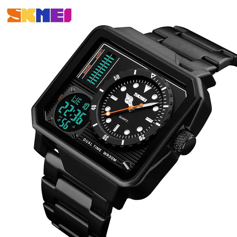 SKMEI - 1392 - High Quality Luxury Watch - Black image 2