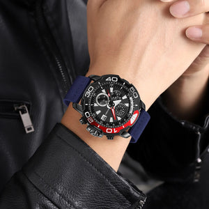 Skmei - 9381 - Men’s Sports Chronograph Watch - Blue image 2