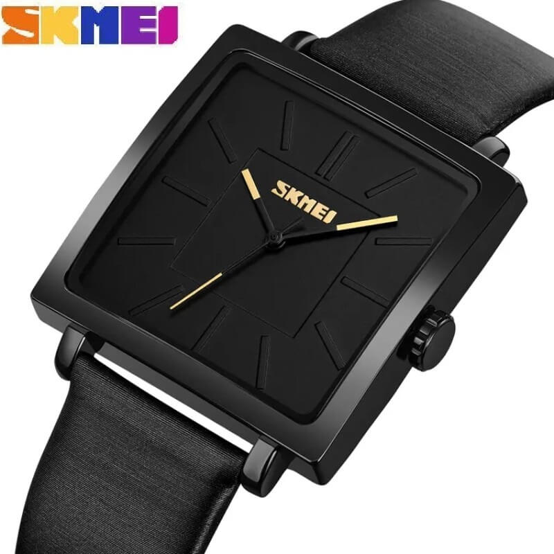 SKMEI - 2032 - High Quality Luxury Watch - Black/Black image 1