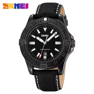 SKMEI - 9339 - High Quality Luxury Watch - Black image 1