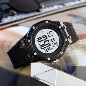 Skmei - 2489 - Stealth Core Digital Watch - Black/White image 1