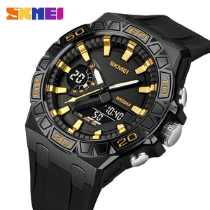 Skmei - 2276 - S-shock Sport Watch - Black/Gold image 0