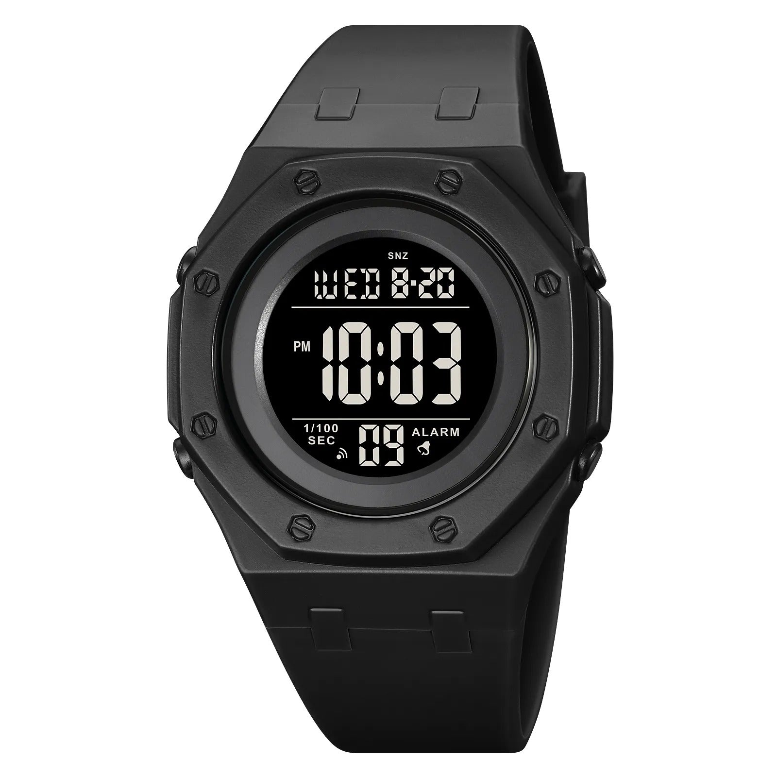 Skmei 2048 Digital Sports Watch - Black/black image 0