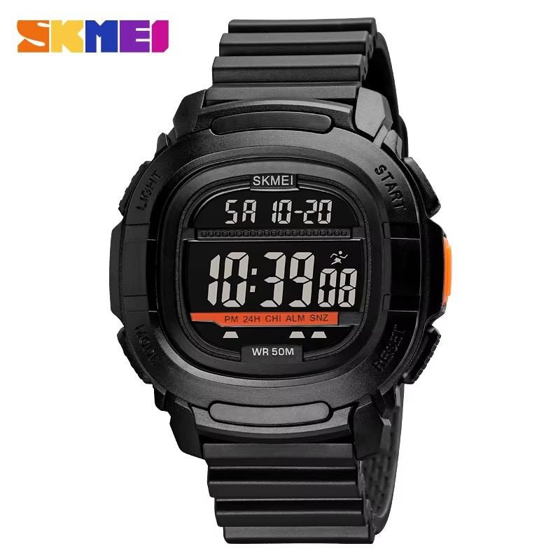 Skmei - 1657 - Sports 50M Waterproof Digital - Black/Black image 0