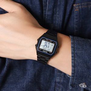 SKMEI - 2194 - Qibla Azan Time Reminder Prayer Watch - black image 2