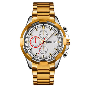 SKMEI - 9192 - Premium Chronograph Analog Watch - gold image 1