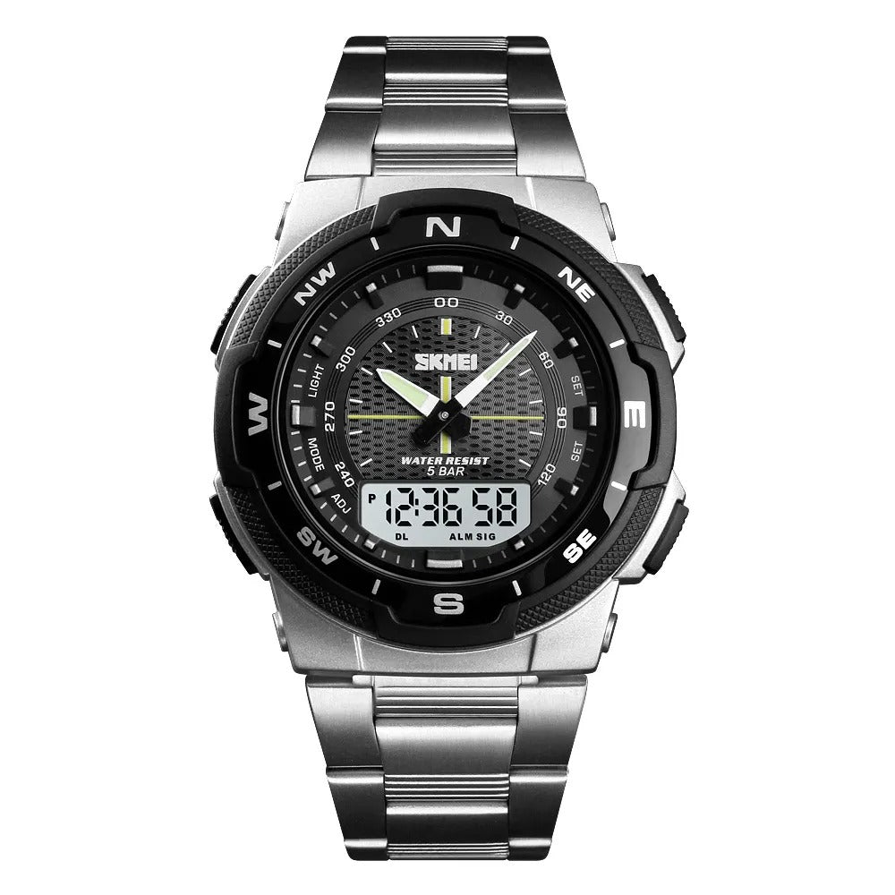 Skmei - 1370 - Navitech Dual Display Watch - Silver image 2