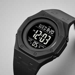 Skmei 2048 Digital Sports Watch - Black/black image 3