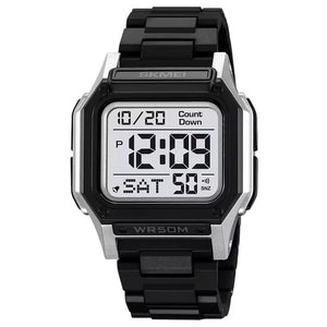 Skmei - 2264 - Multifunctional Sport Watch - Black/Silver-White image 2