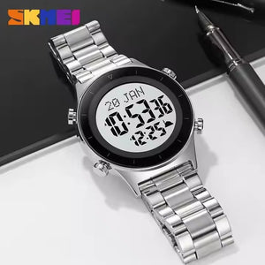 Skmei - 2079 - Digital Electronic Waterproof Multifunctional - Silver-Steel image 2