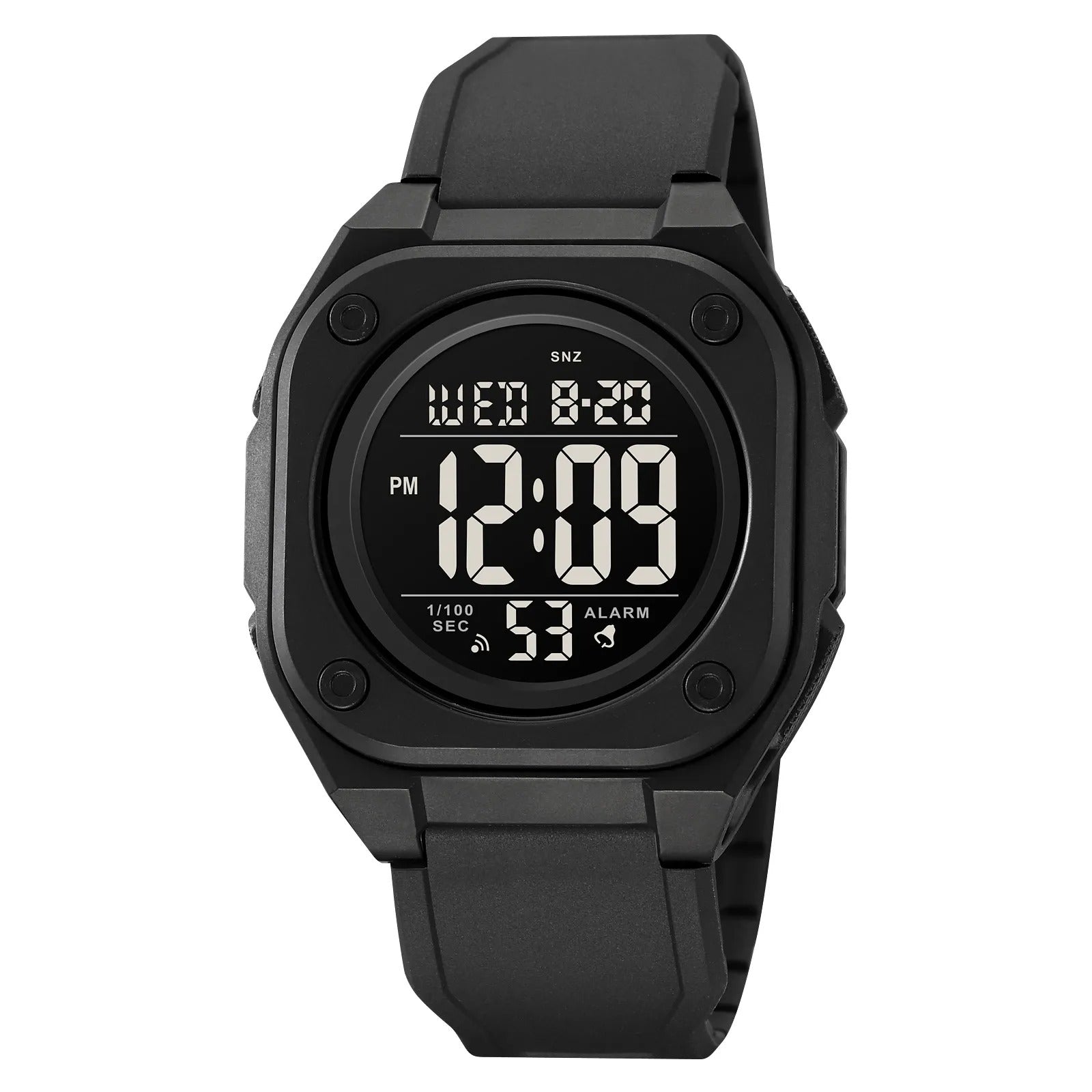 Skmei - 2160 - Smart Digital Functions Watch - black-black image 0