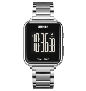 SKMEI - 1852 - Digital Countdown Electronic Movement - Silver image 1