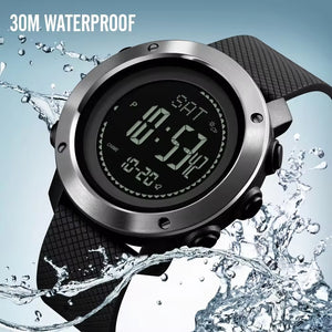 Skmei - 1418 - Adventure Core Digital Watch - Black Steel Ring image 2