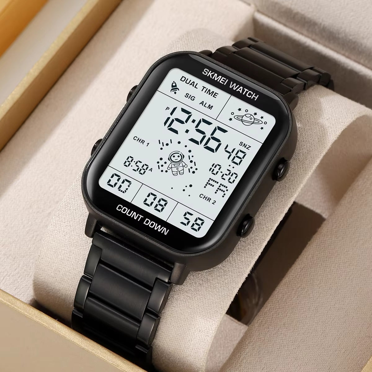 Skmei - 2301 - Digital Electronic Chronograph Sports Watch - black image 0
