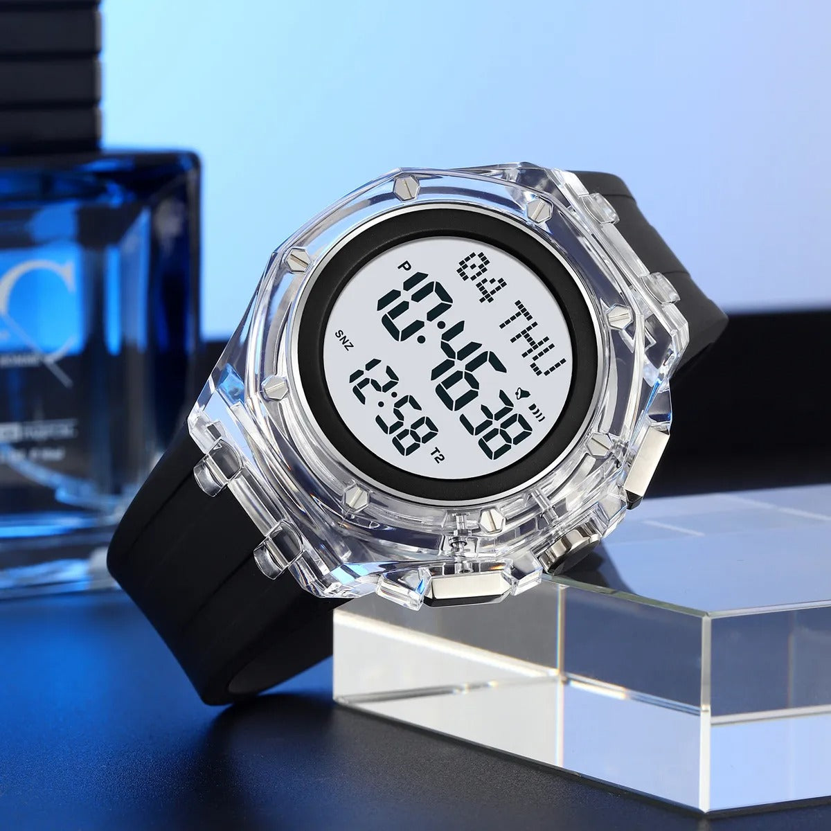 Skmei - 2481 - Heavy Duty Sports Digital Watch - white/black image 0