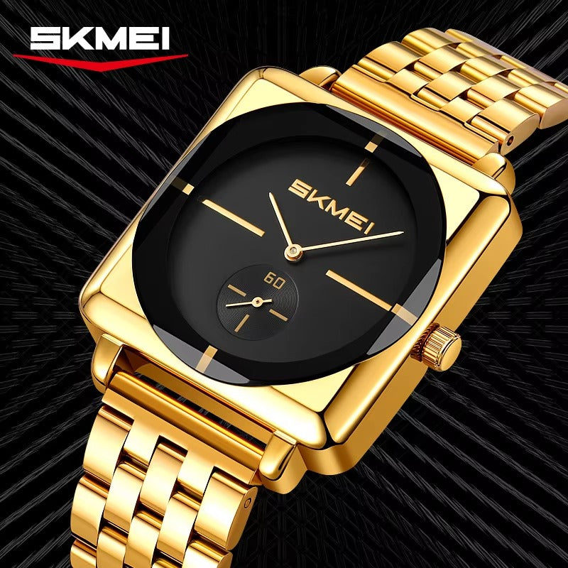 Skmei - 2413 - Minimal Elegant Square Design - Gold image 0