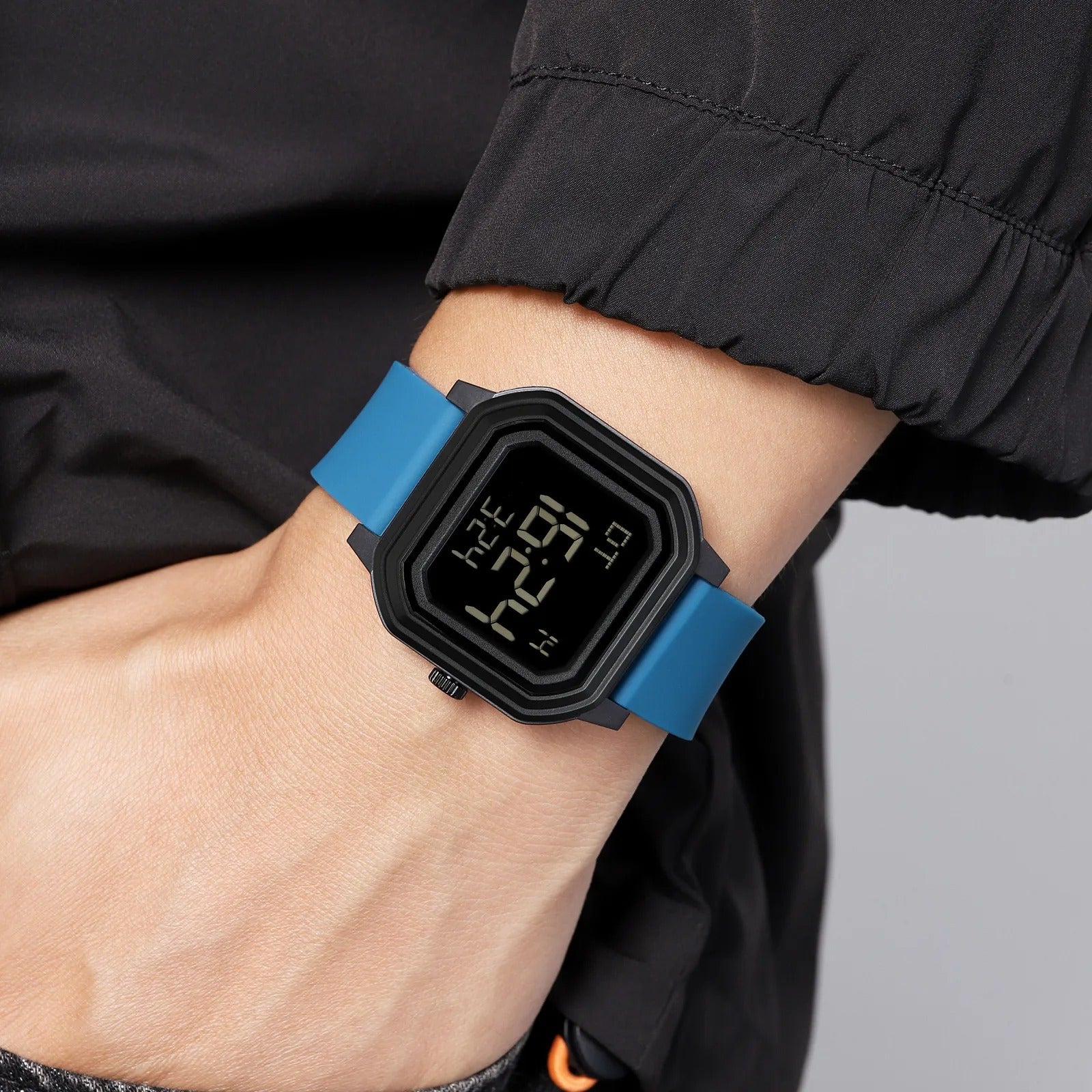 Skmei - 2558 - Minimal Time Digital Watch - Blue image 2