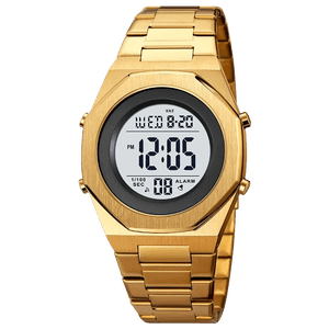 Skmei - 2066 - Digital Sports Waterproof Hand Multifunctional - Golden/White image 0