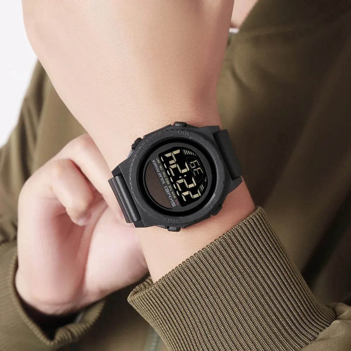 SKMEI - 2358 - High Quality Luxury Watch - Black/Black image 6