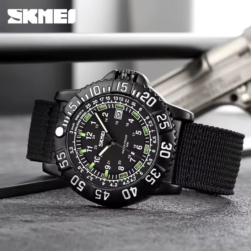 SKMEI - 9281 - High Quality Luxury Watch - Black image 2