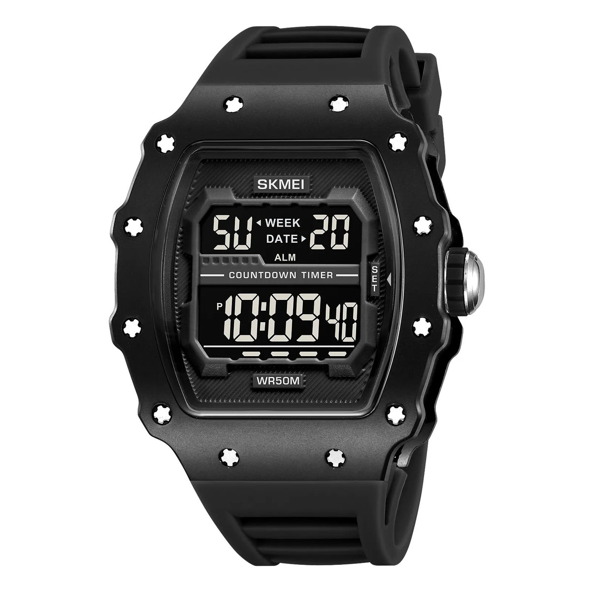 2296u SKMEI 2296 Digital Sports Countdown Timer Watch - Black/black – Skmei ...