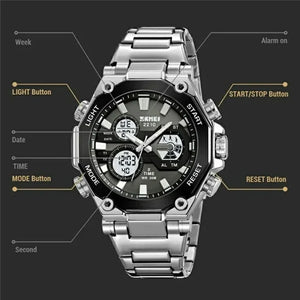 Skmei - 2210 - Digital Sport Watch - Silver image 4