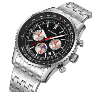 Skmei – 9348 – Executive Chronograph Watch – Black image 0