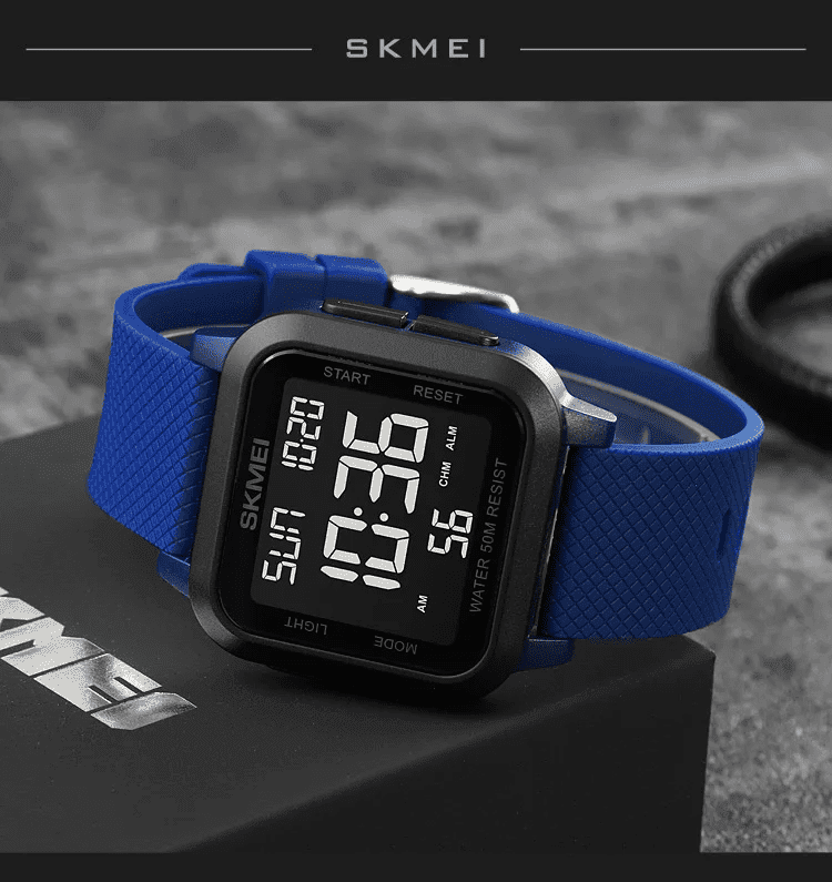 Skmei - 1894 - Digital Watch Waterproof - Blue/Black image 1