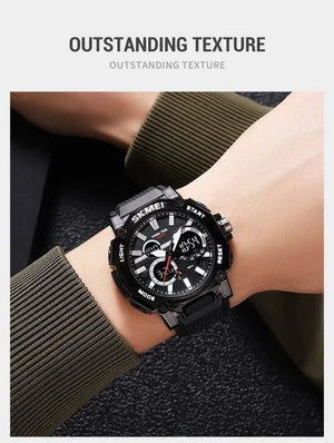 Skmei - 2219 - Digital Sports Watch - Black image 3
