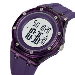 Skmei - 2489 - Women Stealth Core Digital Watch - Purple image 0