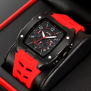 SKMEI - 9345 - Multifunctional Chronograph Quartz Watch - red image 3