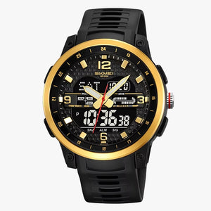 SKMEI - 2401 - High Quality Luxury Watch - Gold image 1
