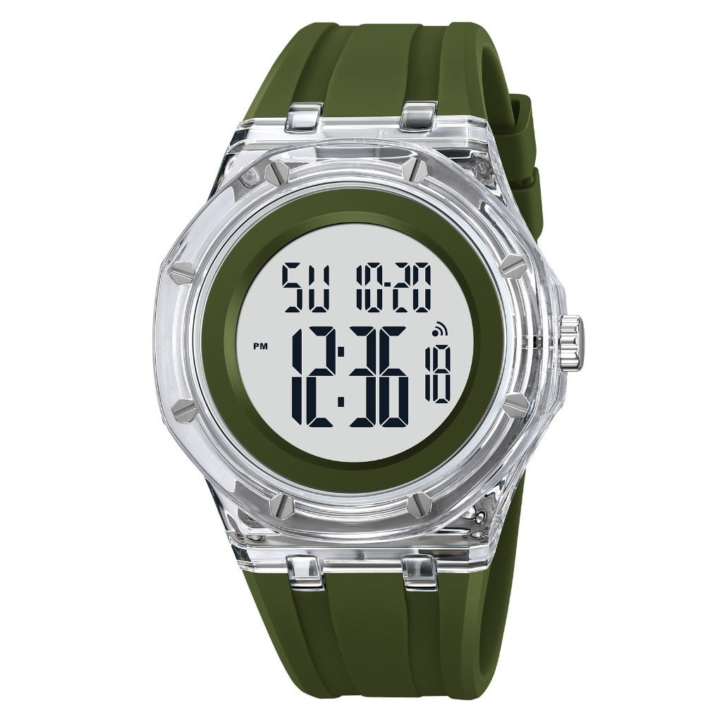 Skmei - 2489 - Stealth Core Digital Watch - Army Green image 1
