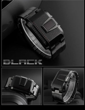 Skmei - 1179 - Digital Stainless Steel Watch - Black image 7