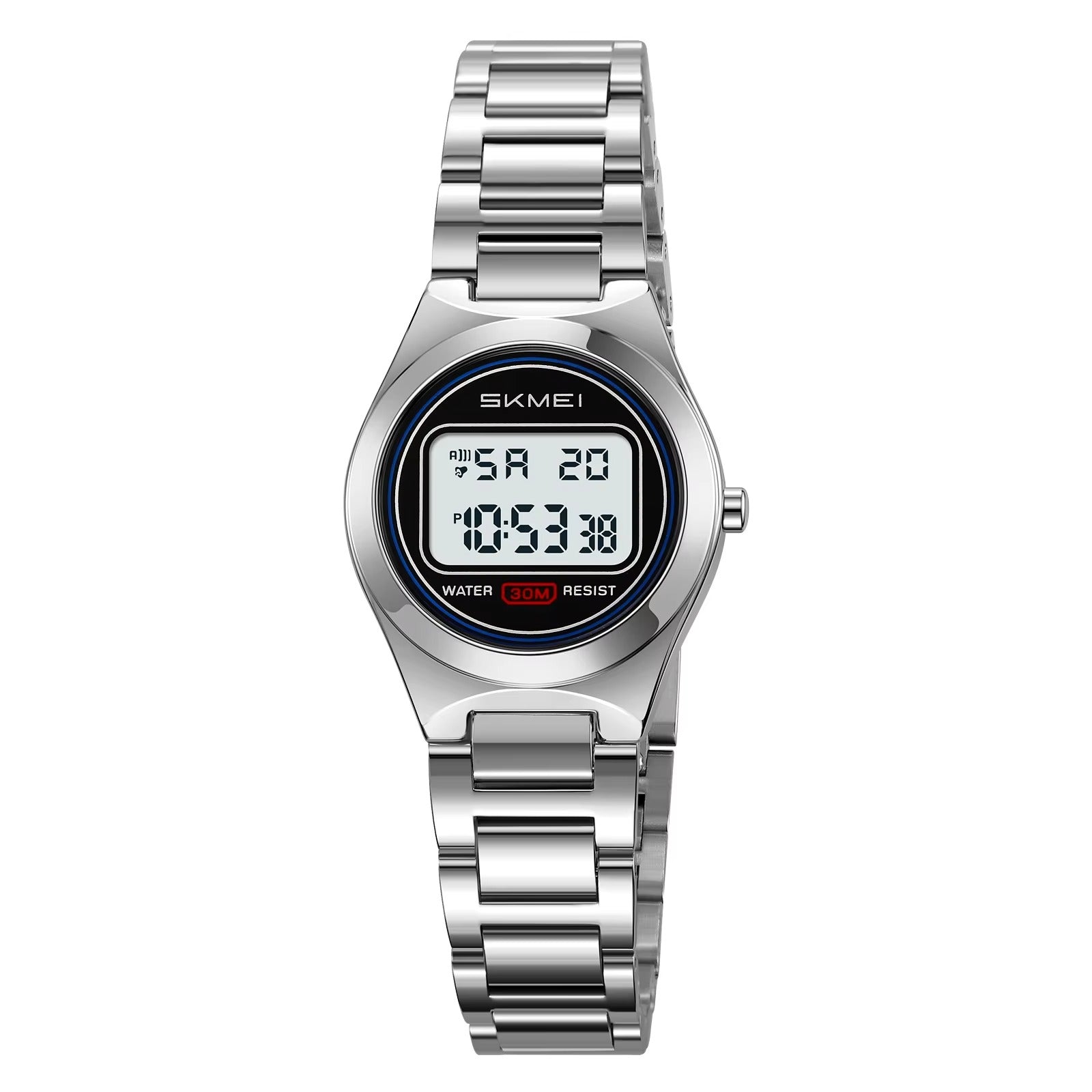 SKMEI - 2334 - Women Digital Stainless Steel Watch - silver image 3